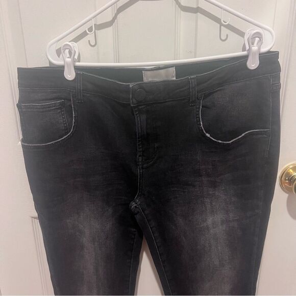 One Teaspoon Freebirds Low Waist Stretch Skinny Denim Jeans - Black sz 36 NWT - Picture 10 of 16